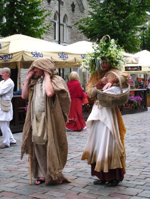 Figurants de la fête médiévale