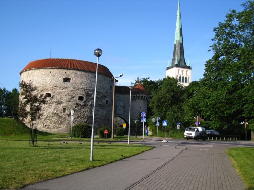 Musée maritime et vue sur l'eglise saint Olav