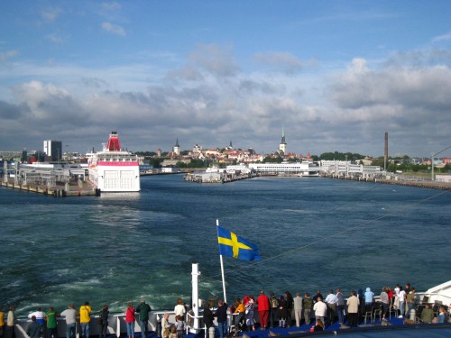 La ville depuis la mer, son port, sa vieille ville,... Adieu Tallinn, bonjour Helsinki !